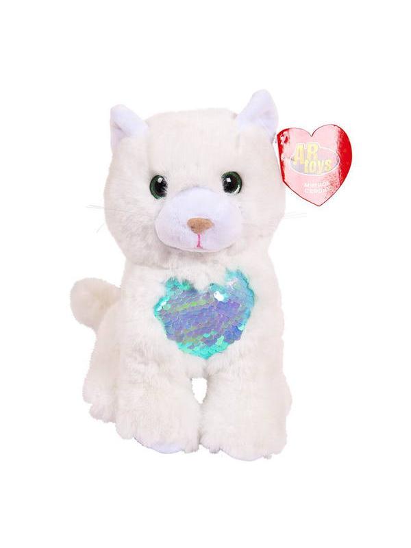 Кошка с пайетками 22см, 2 вида в ассортименте