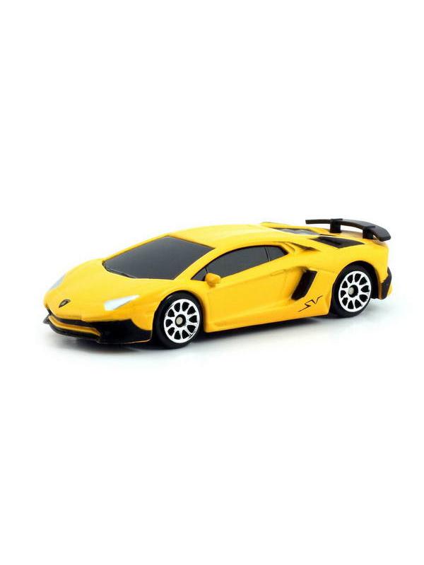 Машинка металлическая Uni-Fortune RMZ City 1:64 «Lamborghini Aventador LP 750-4 Superveloce» 344994SM / Желтый