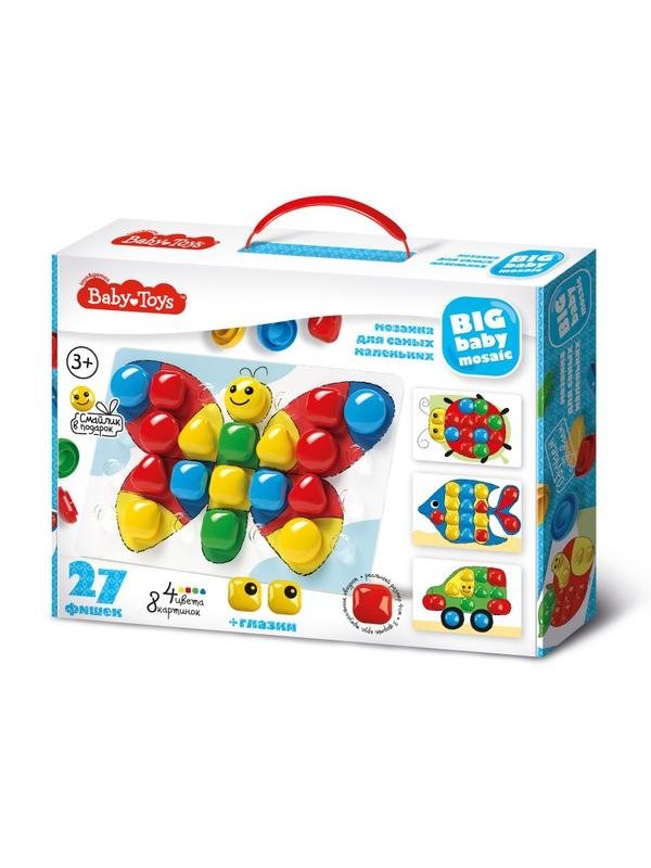 Мозаика для самых маленьких BABY TOYS d40/4 цв/27 эл
