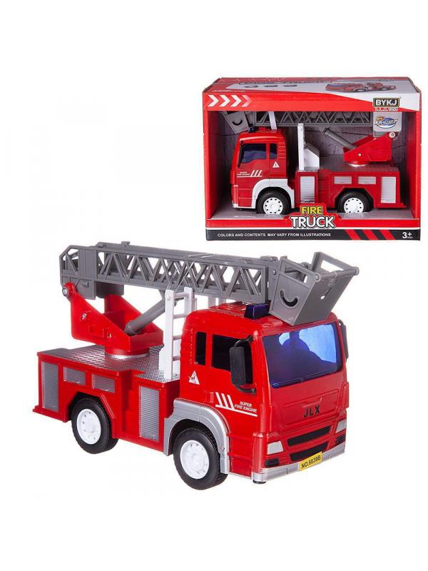Машинка Junfa Пожарная, 3 вида в ассортименте, размер коробки 24х10,5х17см