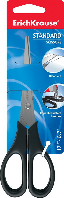 Ножницы ErichKrause Standard, 17см