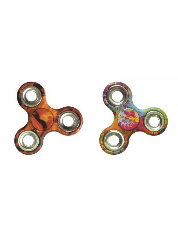 Спиннер тройной, 2 вида в ассортименте, пластмассовый 1,5*4*9см