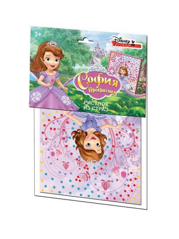 Набор для творчества. Рисунок из страз Дисней София прекрасная