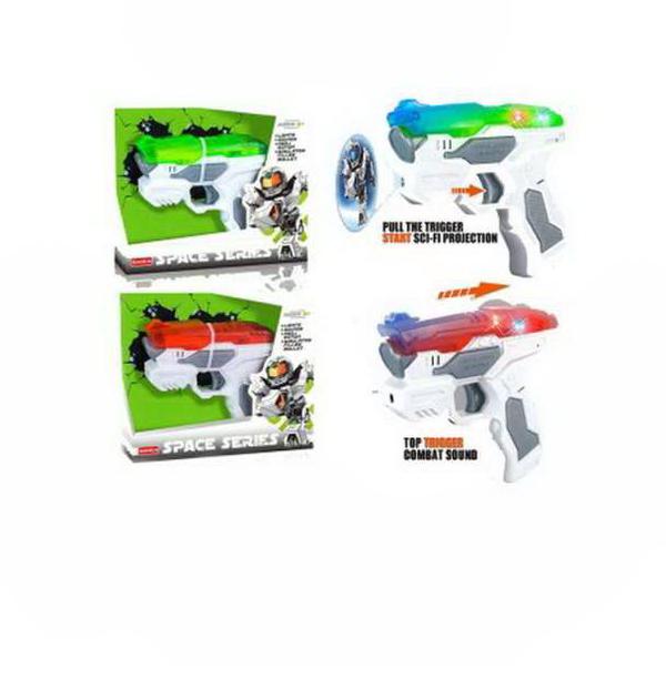 Бластер Space Series со световыми и звуковыми эффектами, микс KT118-3 / Junfa