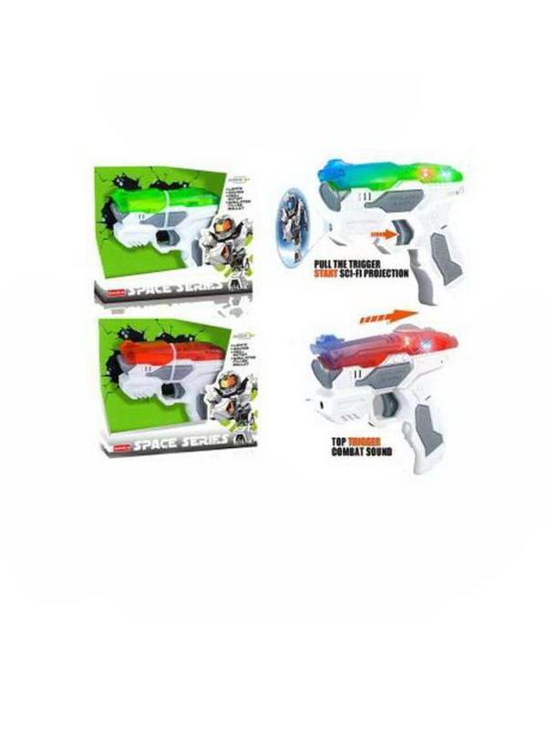 Бластер Space Series со световыми и звуковыми эффектами, микс KT118-3 / Junfa