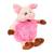 Свинка пушистая розовая, 17 см игрушка мягкая