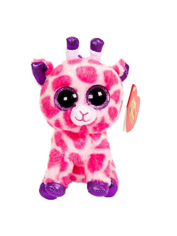 Жираф розовый, 15 см