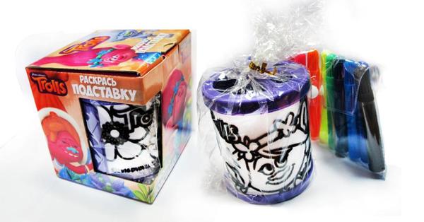 Набор для творчества. Раскрась подставку &