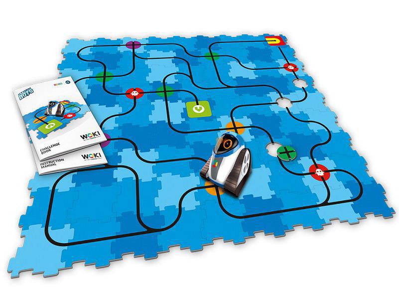 Робот XTREM BOTS Woki смартробот в комплекте с игровым полем