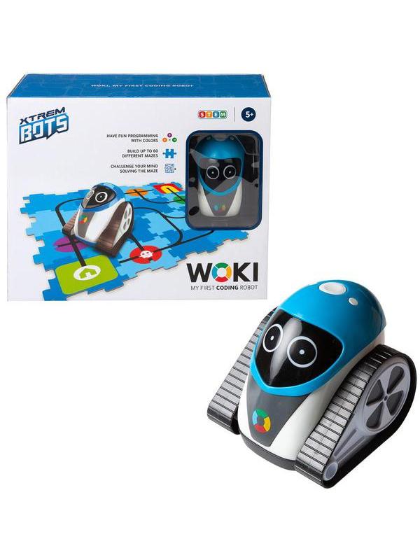 Робот XTREM BOTS Woki смартробот в комплекте с игровым полем