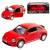 Машинка металлическая Uni-Fortune RMZ City 1:32 Volkswagen New Beetle 2012, инерционная, красный матовый цвет, 16.5 x 7.5 x 7 см