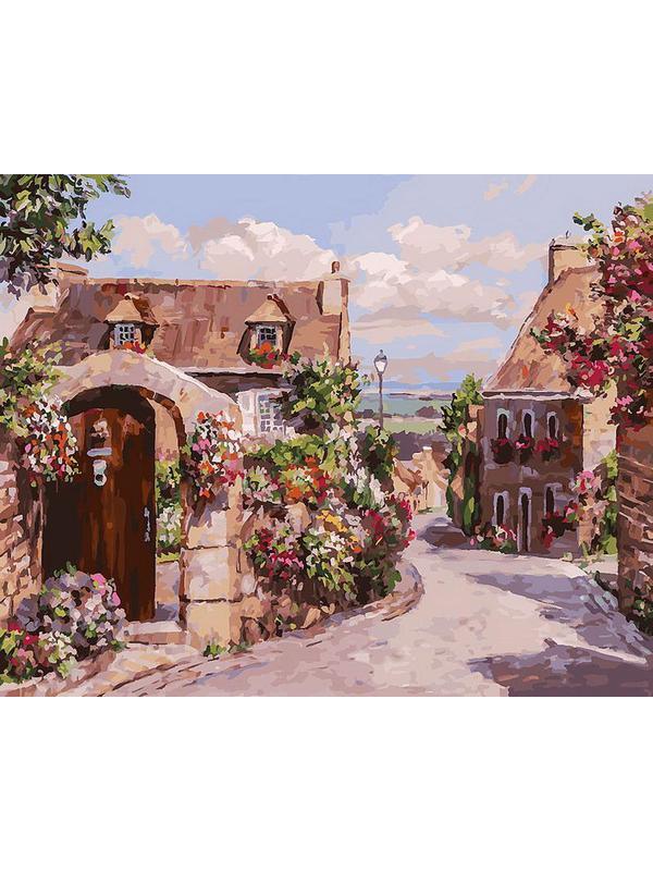 Набор для творчества Белоснежка картина по номерам на холсте Франция. Локронан 40 на 50 см