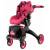 Игрушечная прогулочная коляска-трансформер для кукол Buggy Boom «Aurora» 9005-0221 12-в-1, с люлькой-переноской / Микс