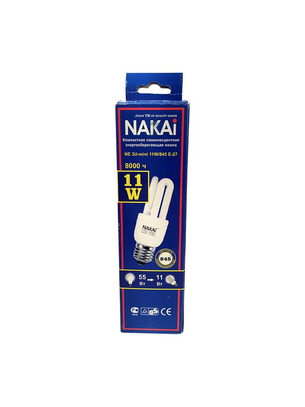 Лампа NE 3U-mini 11W/845 E-27