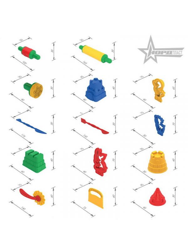 Набор для лепки (16 дет. в блистере) 14х7х19 см.
