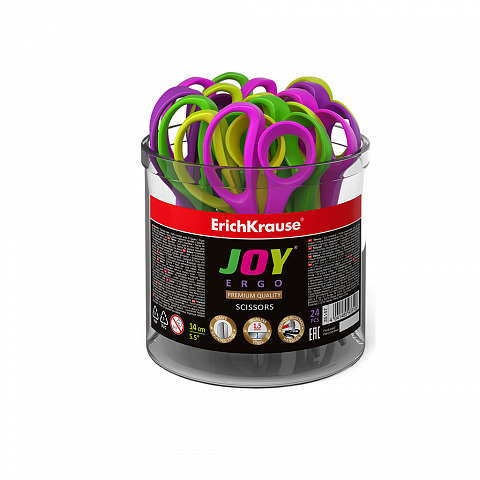 Ножницы ErichKrause Joy Ergo, 14см