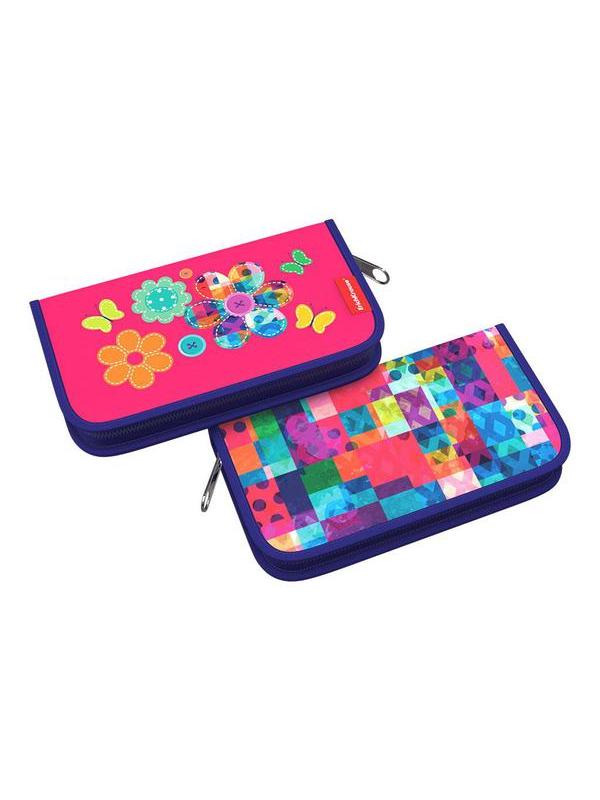 Пенал-книжка ErichKrause110x205x25мм Patchwork без наполнения