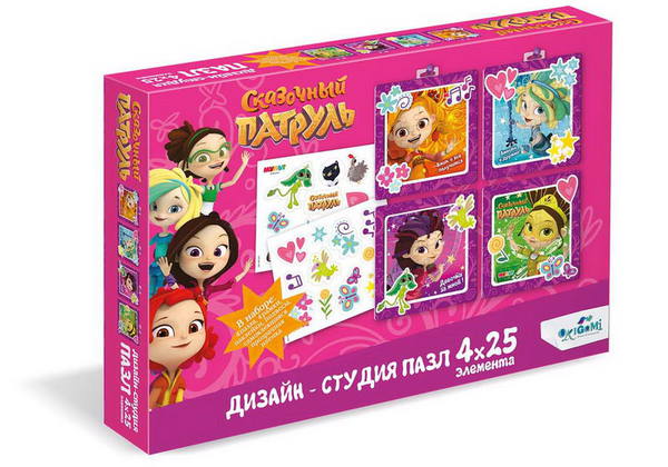 Набор Дизайн-студия. Сказочный патруль. Полиптих 4х25. Все получится