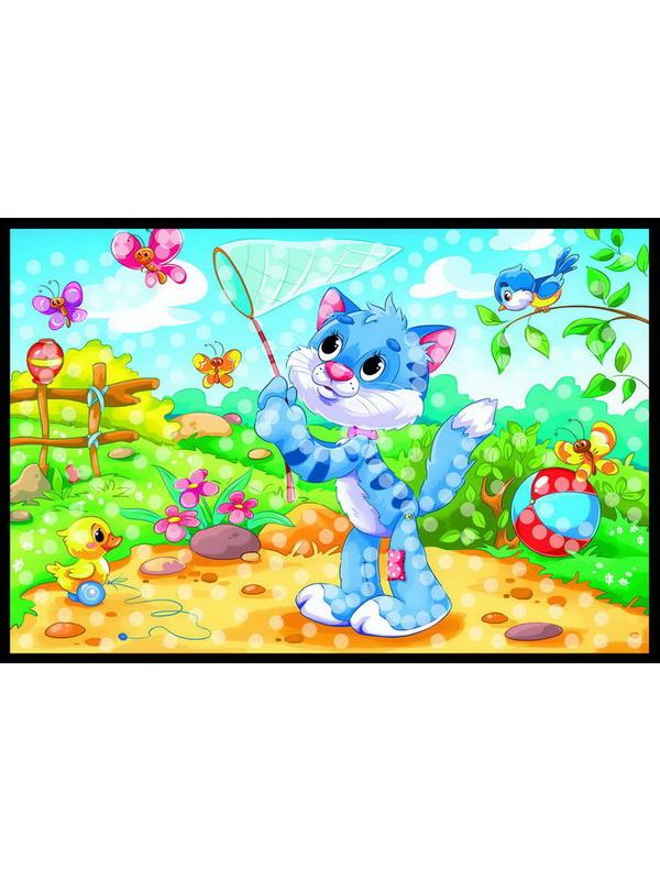 Мозаика из пайеток. А4+. МИЛЫЙ КОТИК