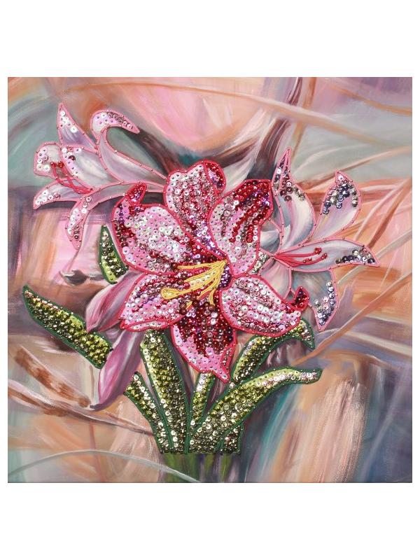 Мозаика из пайеток на холсте &