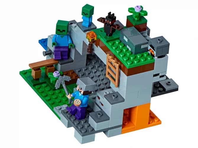 Конструктор LEGO Minecraft «Пещера зомби» 21141, 241 деталь