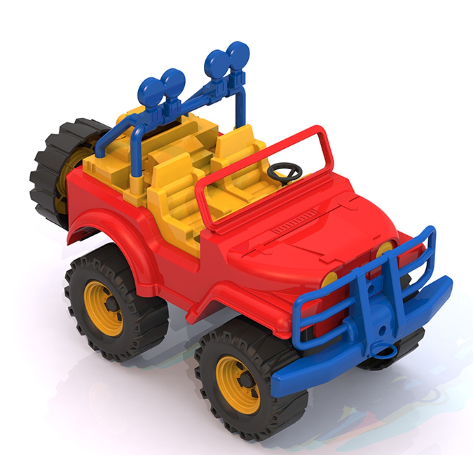 Машинка игрушка для малышей Джип «Сафари. Гигант» 29 см. 045 / Микс