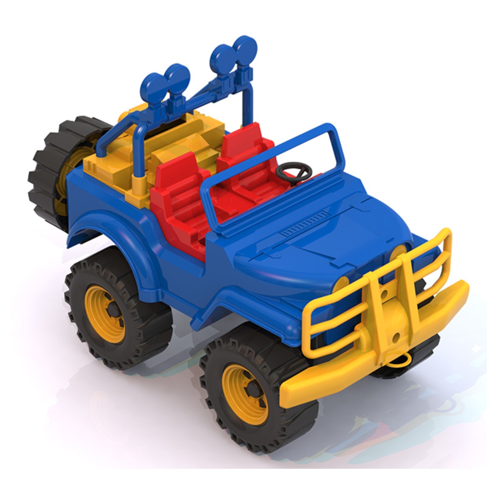 Машинка игрушка для малышей Джип «Сафари. Гигант» 29 см. 045 / Микс