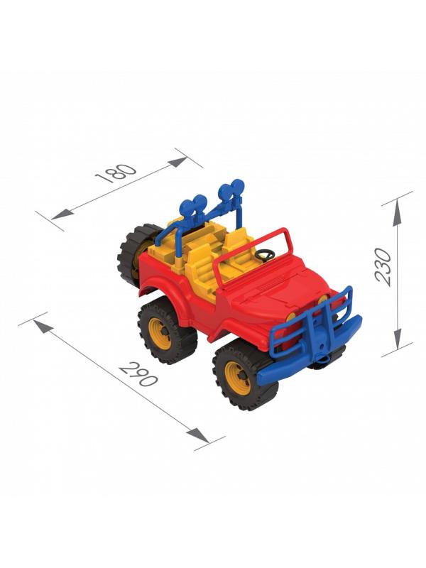 Машинка игрушка для малышей Джип «Сафари. Гигант» 29 см. 045 / Микс