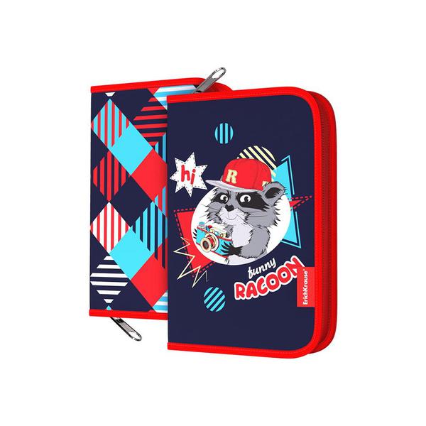 Пенал-книжка ErichKrause 135x205x30мм Funny Racoon без наполнения
