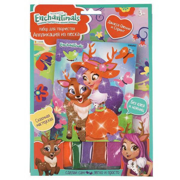 Набор для творчества MultiArt Enchantimals Апликация из песка Данэсса Олени и Спринт