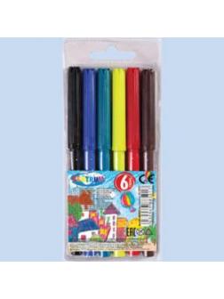 Фломастеры 6 цветов