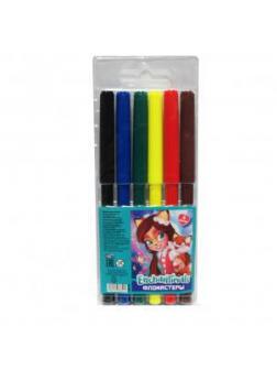 Фломастеры 6 цветов, Enchantimals, на водной основе