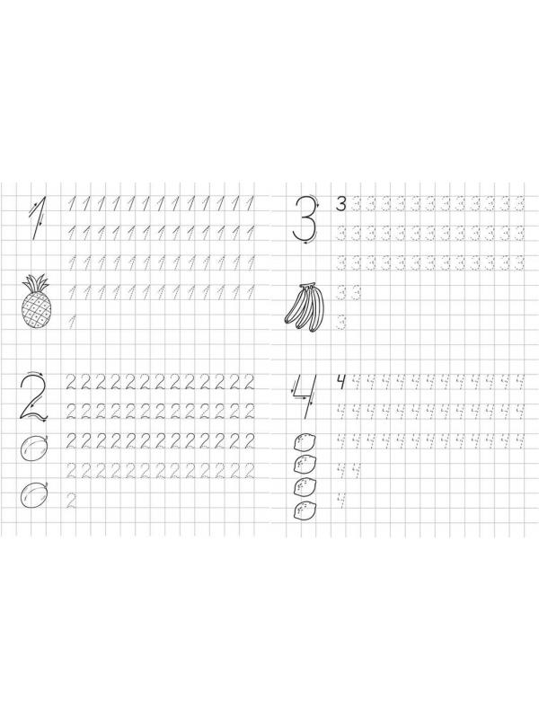 Прописи. Мои первые прописи. Айфолика. Готовимся к школе: пишем цифры