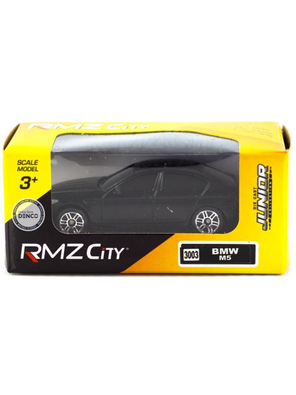 Машинка металлическая Uni-Fortune RMZ City 1:64 «BMW M5», без механизмов, 3003 / Черный матовый