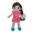 Кукла Мягкое сердце, мягконабивная с косичкой в розовом платье, 33 см / ABtoys