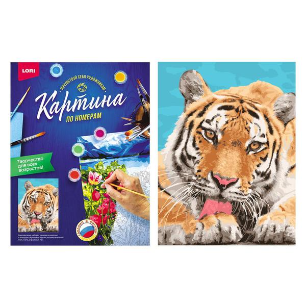 Набор для творчества LORI раскраска по номерам После охоты