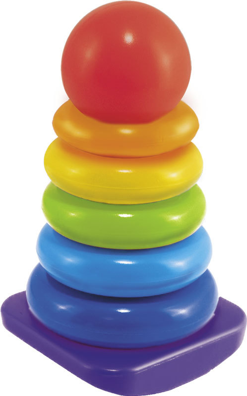 Пирамидка-качалка Шарик 22 см.