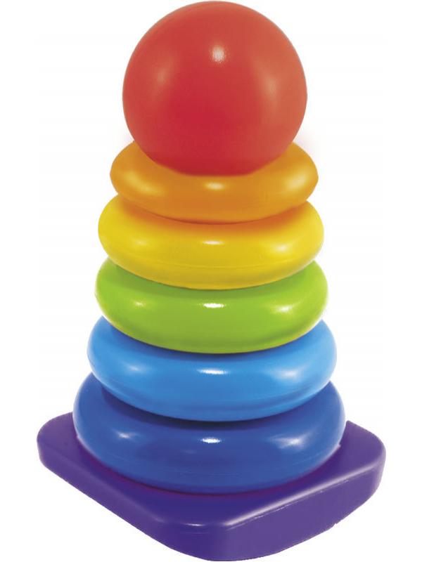 Пирамидка-качалка Шарик 22 см.