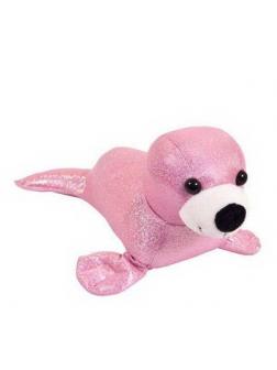 Тюлень розовый, 26 см игрушка мягкая
