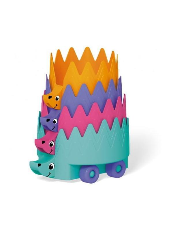 Развивающая игрушка STELLAR Пирамидка Ежики