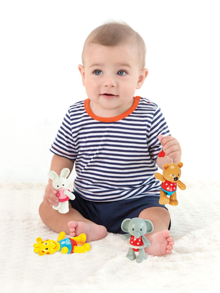 Мультифункциональный мобиль «Жирафик и друзья» 939402, свет, звук / Оранжевый