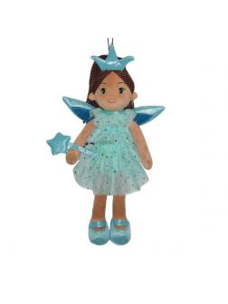 Кукла Мягкое сердце, мягконабивная Фея в голубом платье, 45 см M6050 / ABtoys