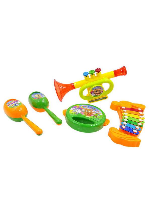 Набор музыкальных инструментов, 5 предметов, 24.5x30x7см