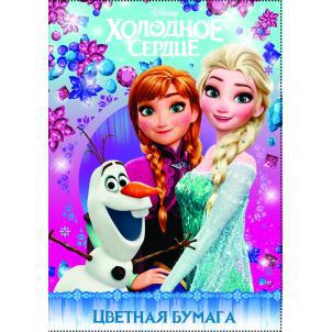 Бумага цветная 8 цветов, 16 листов &