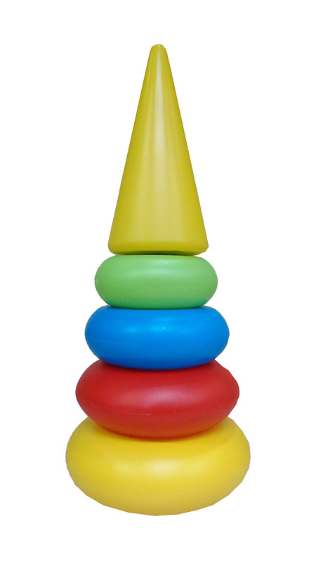 Выдувка. Пирамидка Гигант 35 см (5 деталей)