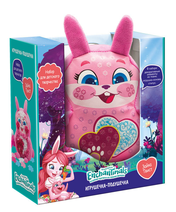 Узоры из плюша. Энчантималс. Зайка Твист