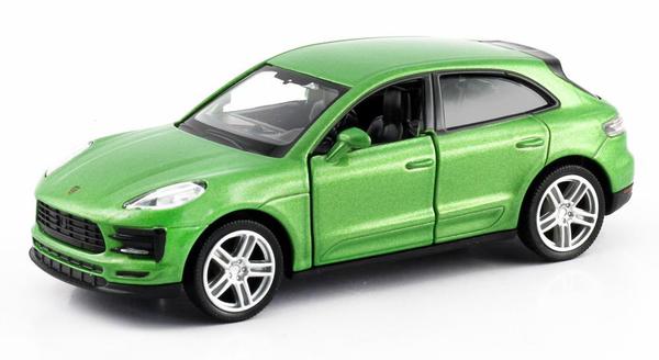 Машинка металлическая Uni-Fortune RMZ City 1:32 Porsche Macan S 2019 (цвет зеленый)