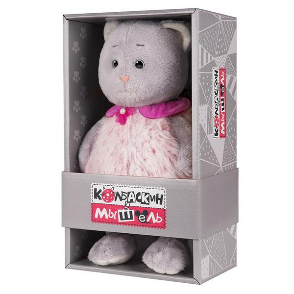 Мягкая игрушка Maxitoys Колбаскин&Мышель Мышель в Розовой Жилетке 25 см