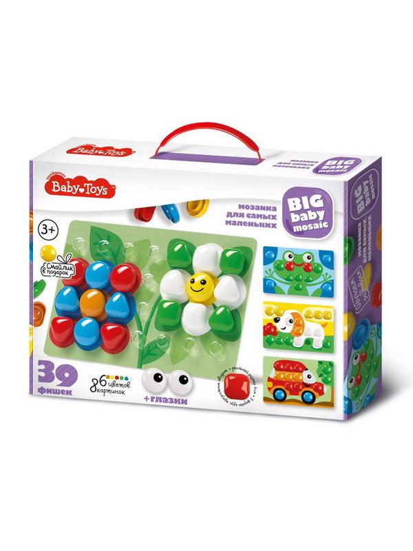 Мозаика для самых маленьких BABY TOYS d40/6 цв/39 эл