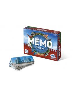 Настольная игра Нескучные игры Мемо Москва (50 карточек)